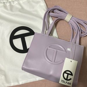 Telfar Mini Shopping bag lavender